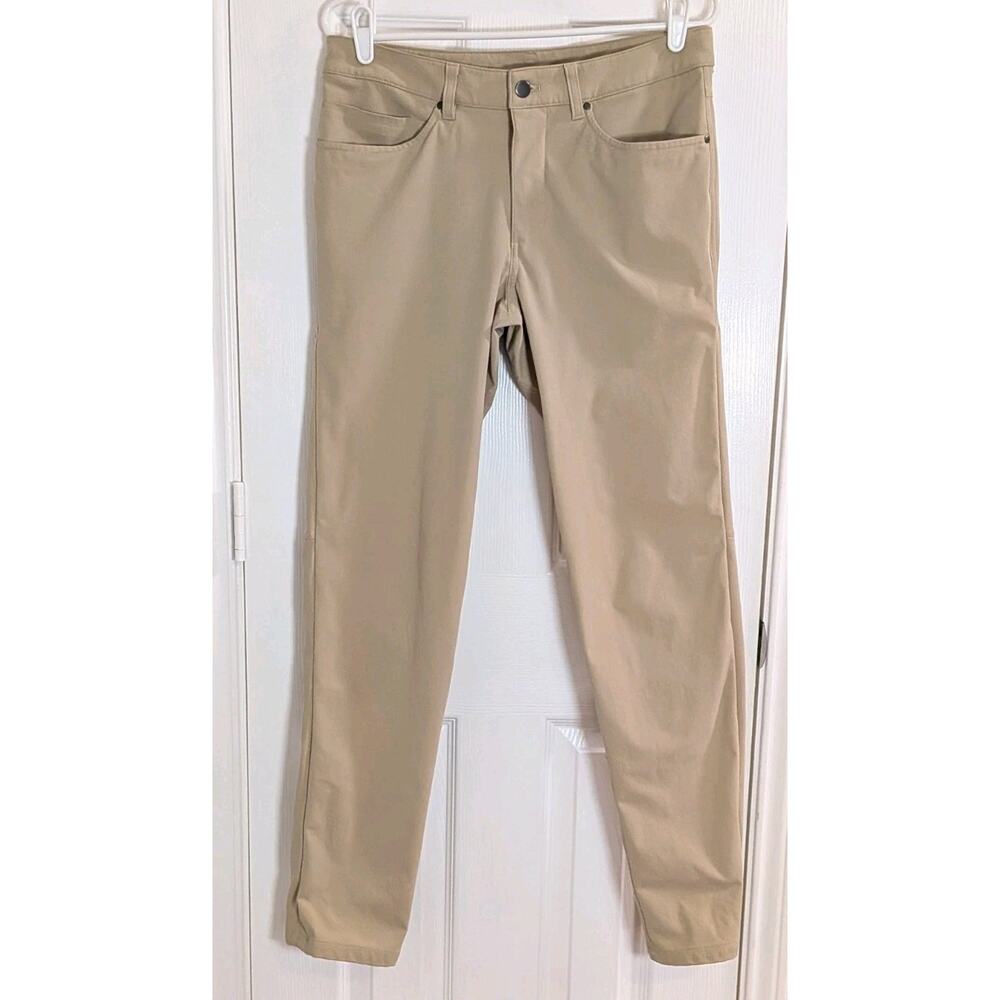 Lululemon ABC Slim Fit 5 Pocket Pants 32x31 (actual) Warpstreme Beige